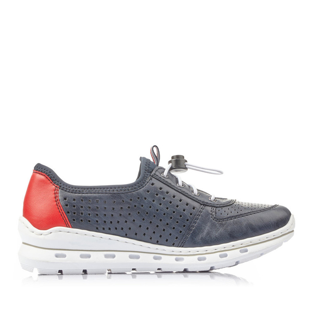 detail Dámske poltopánky RIEKER L22K5-14 modrá S1