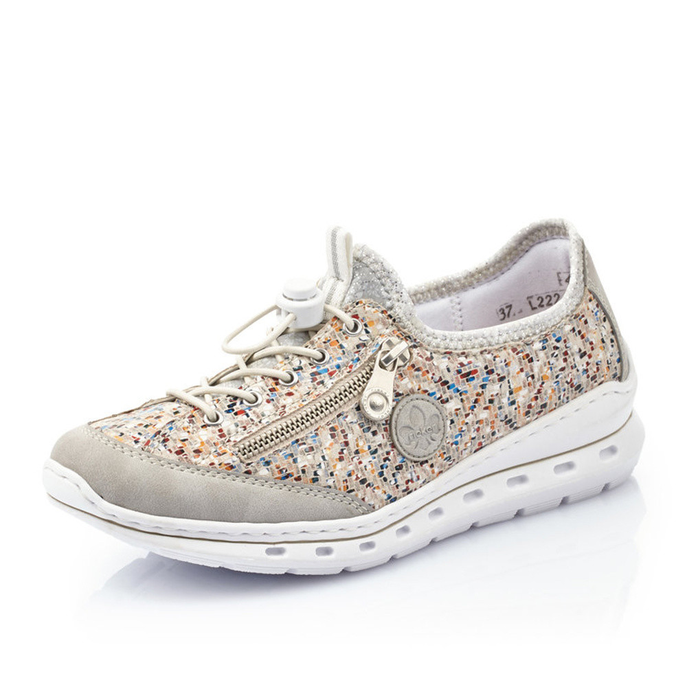 detail Dámské polobotky RIEKER RIE-10100654-S3 šedá