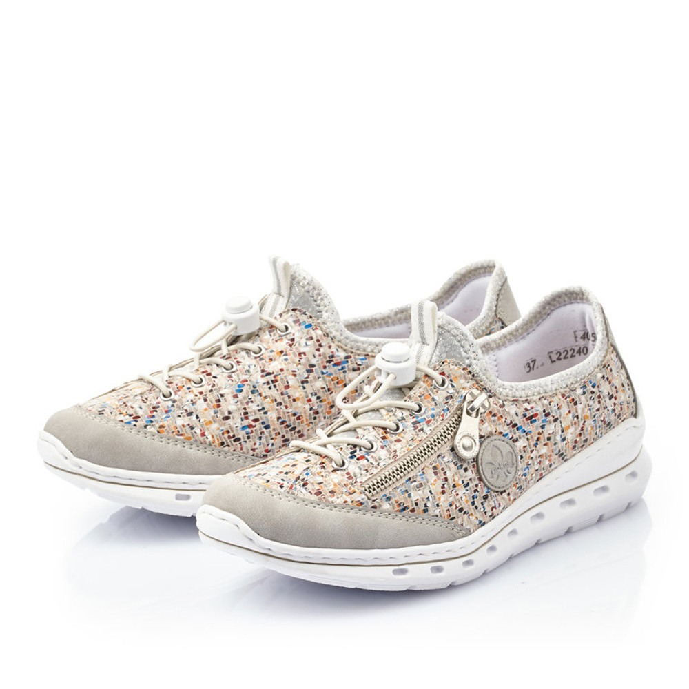 detail Dámské polobotky RIEKER RIE-10100654-S3 šedá