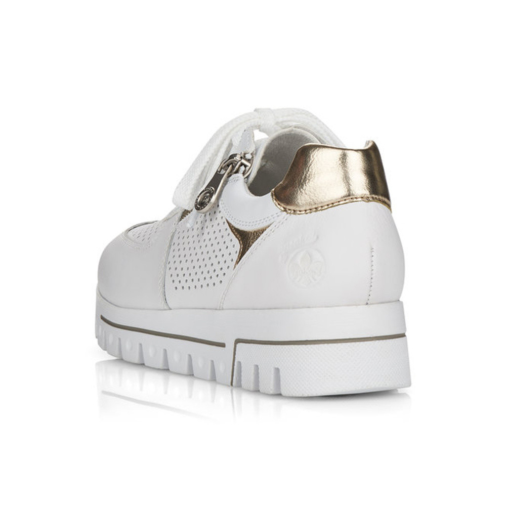 detail Dámské polobotky RIEKER RIE-10100658-S1 bílá