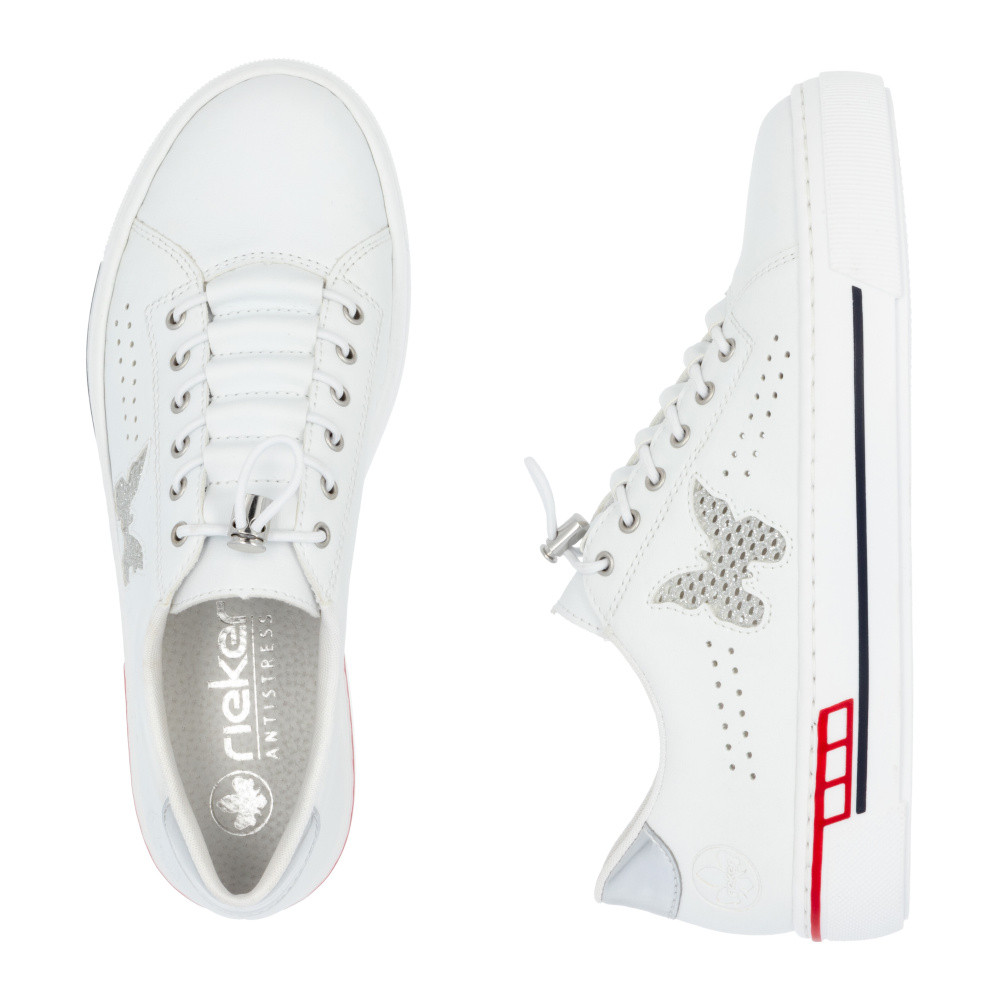 detail Dámské tenisky RIEKER L8857-80 bílá S5