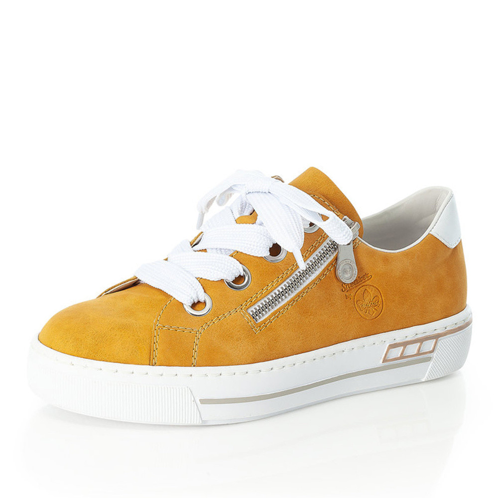 detail Dámské tenisky RIEKER L88A0-68 žlutá S1