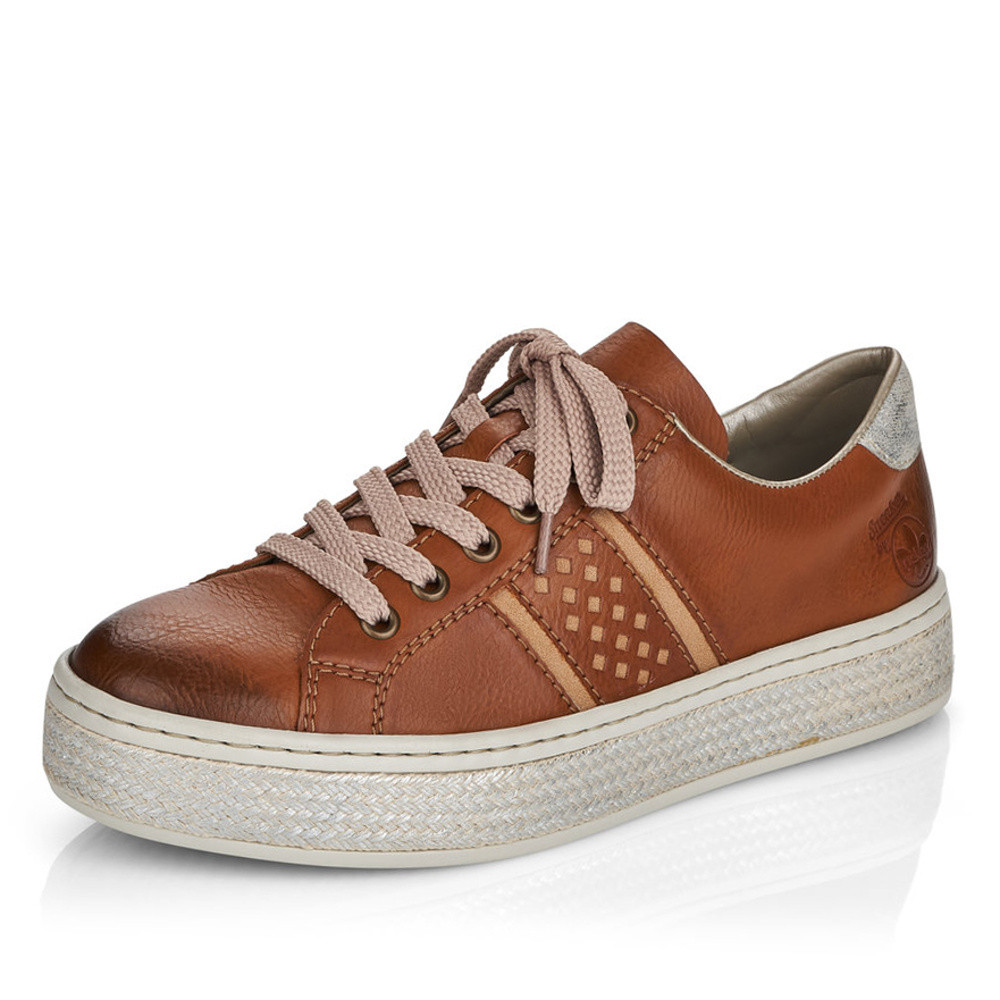 detail Dámské tenisky RIEKER RIE-10100684-S1 hnědá