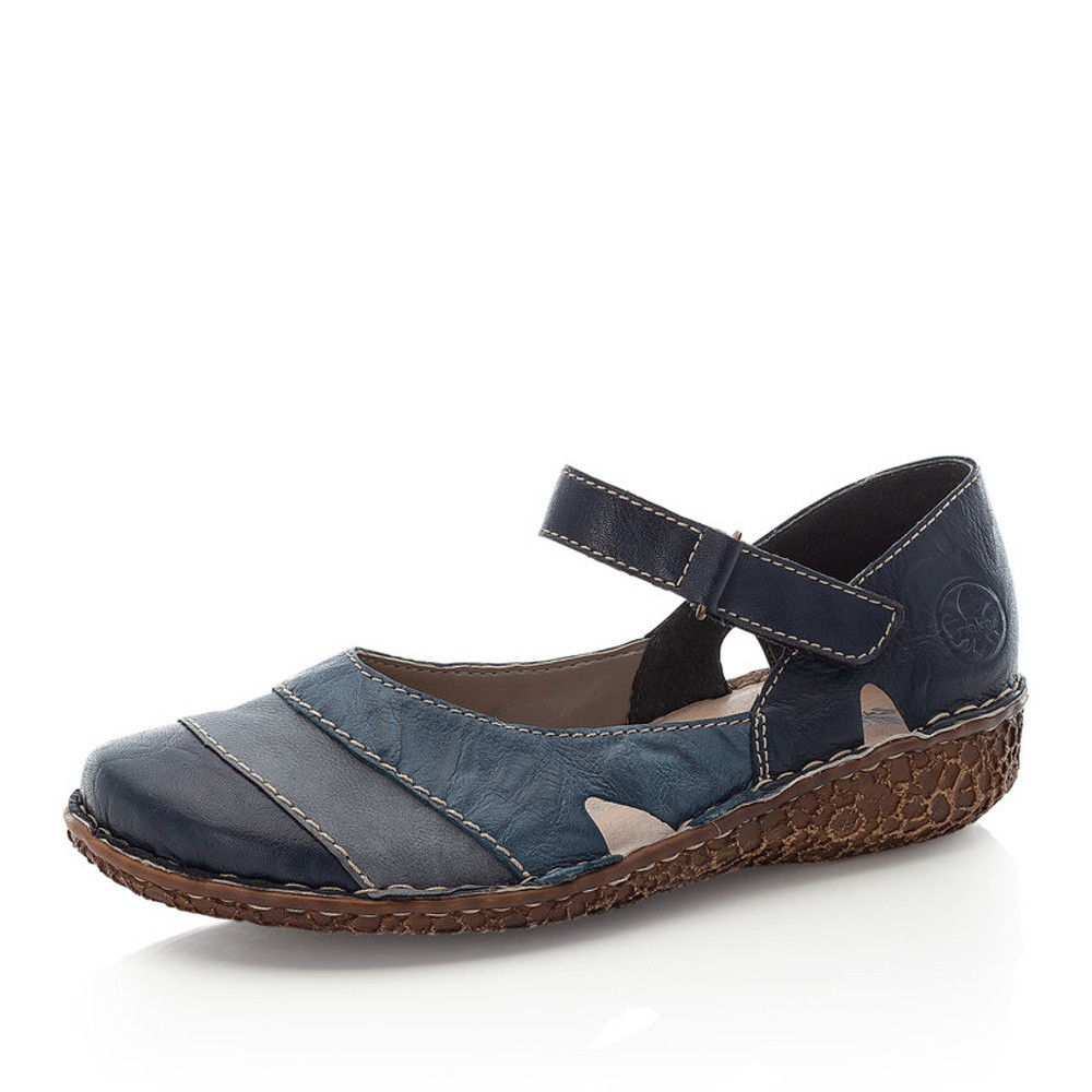 detail Dámské polobotky RIEKER RIE-10100690-S1 modrá