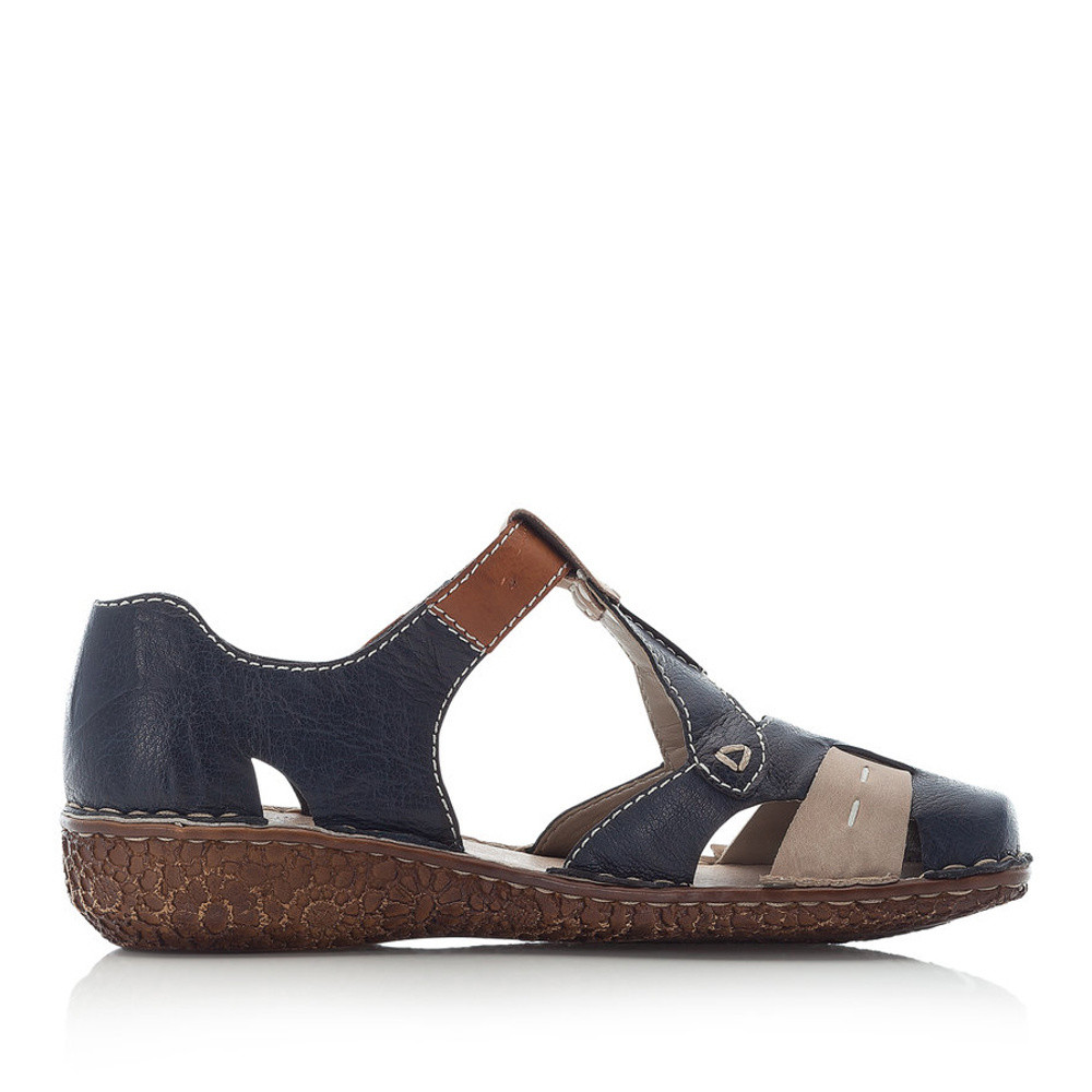 detail Dámské polobotky RIEKER RIE-10100695-S1 modrá