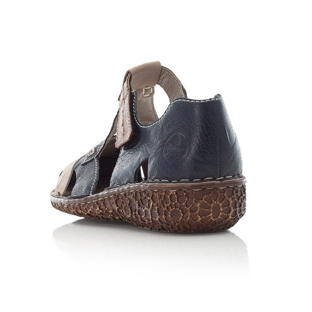 detail Dámské polobotky RIEKER RIE-10100695-S1 modrá