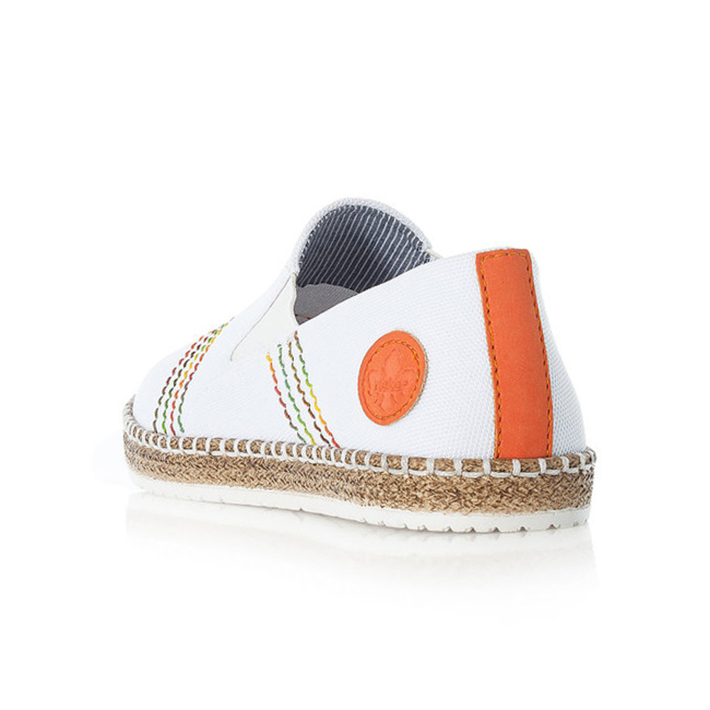 detail Dámské mokasíny RIEKER M2251-80 bílá S1