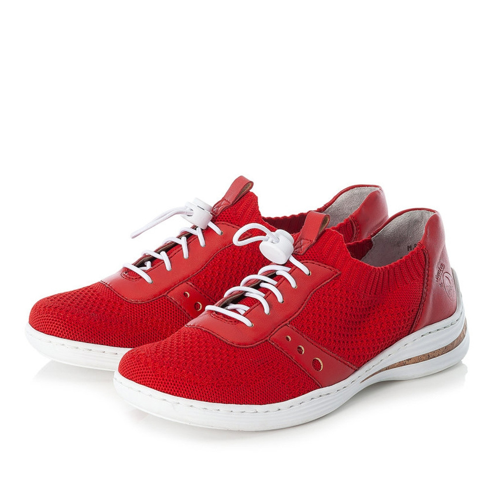 detail Dámské tenisky RIEKER RIE-10100702-S1 červená