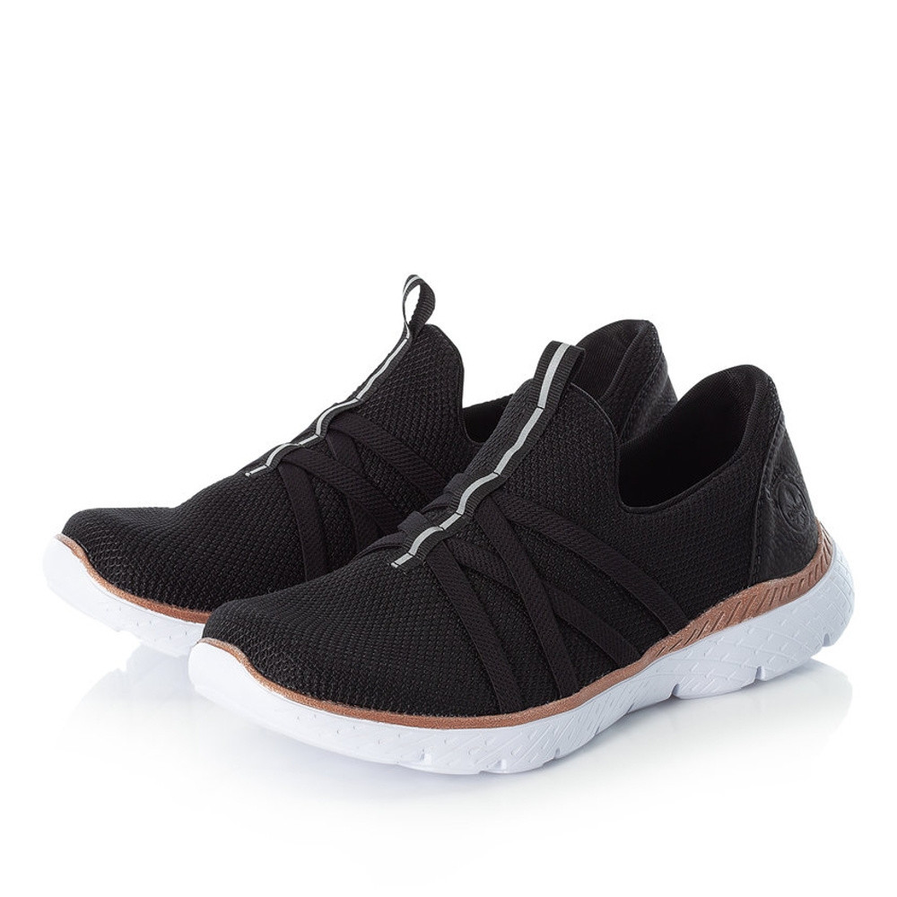 detail Dámské tenisky RIEKER M5051-00 černá S1