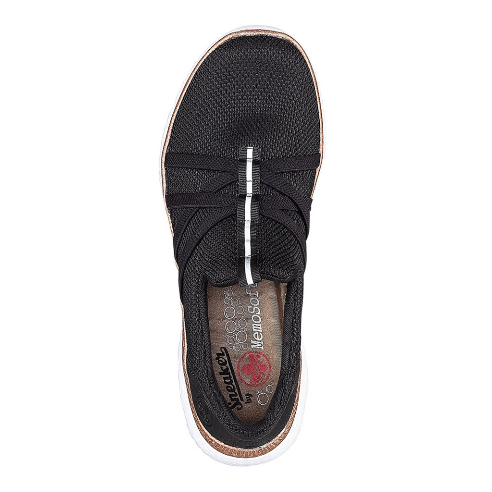 detail Dámské tenisky RIEKER M5051-00 černá S1