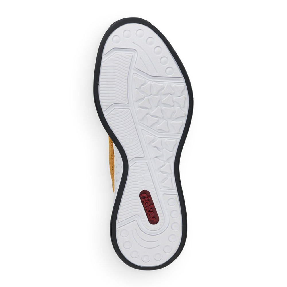 detail Dámské tenisky RIEKER N56K5-68 žlutá S2