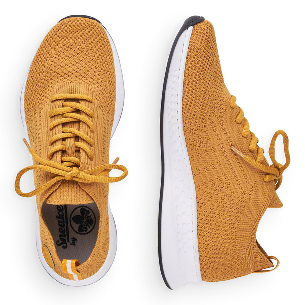 detail Dámské tenisky RIEKER N56K5-68 žlutá S2