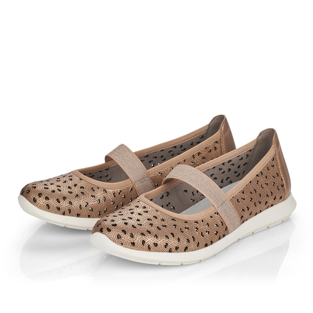 detail Dámské baleríny REMONTE RIE-10100846-S1 růžová