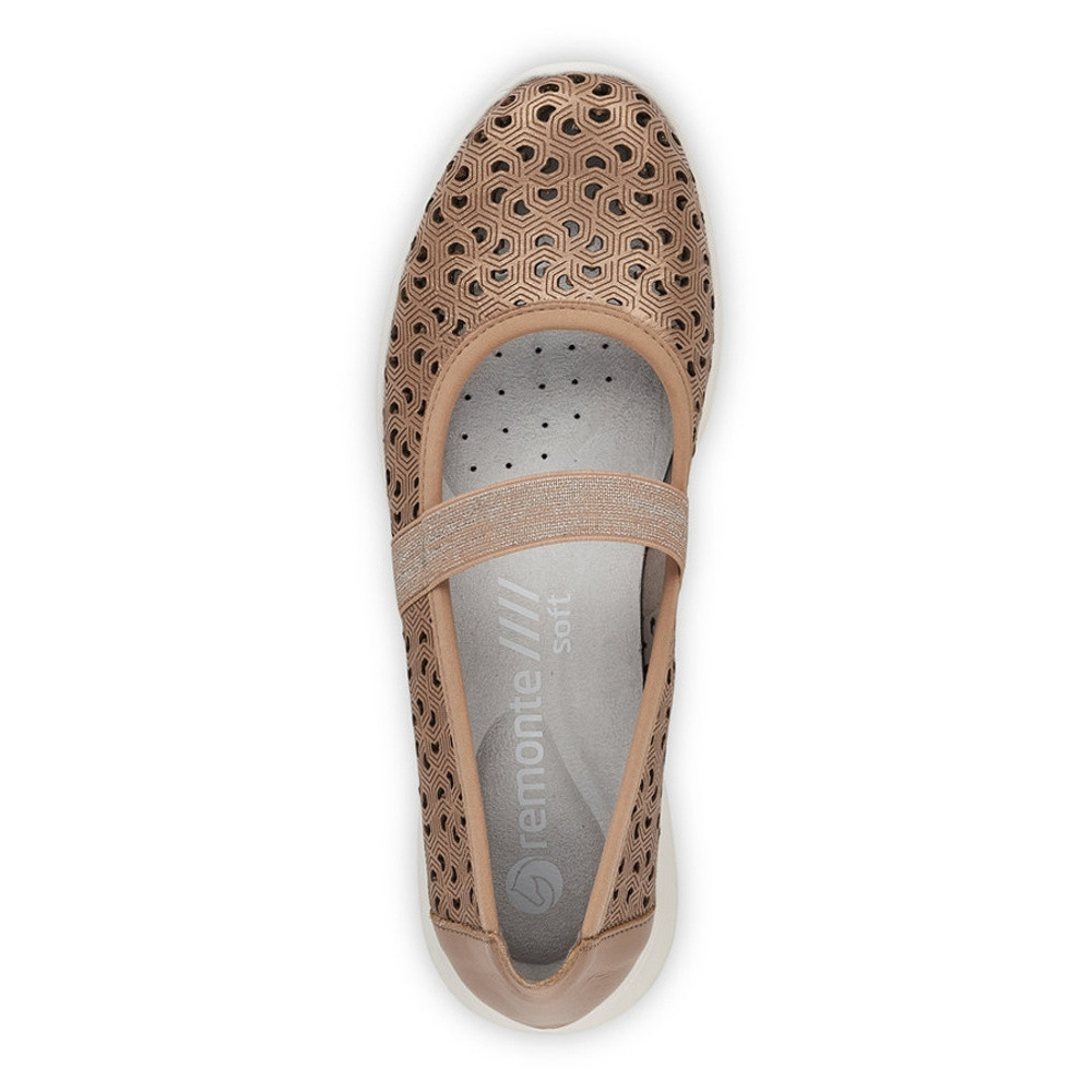 detail Dámské baleríny REMONTE RIE-10100846-S1 růžová