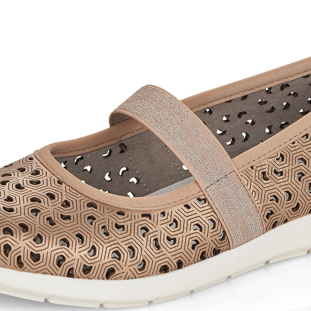 detail Dámské baleríny REMONTE RIE-10100846-S1 růžová