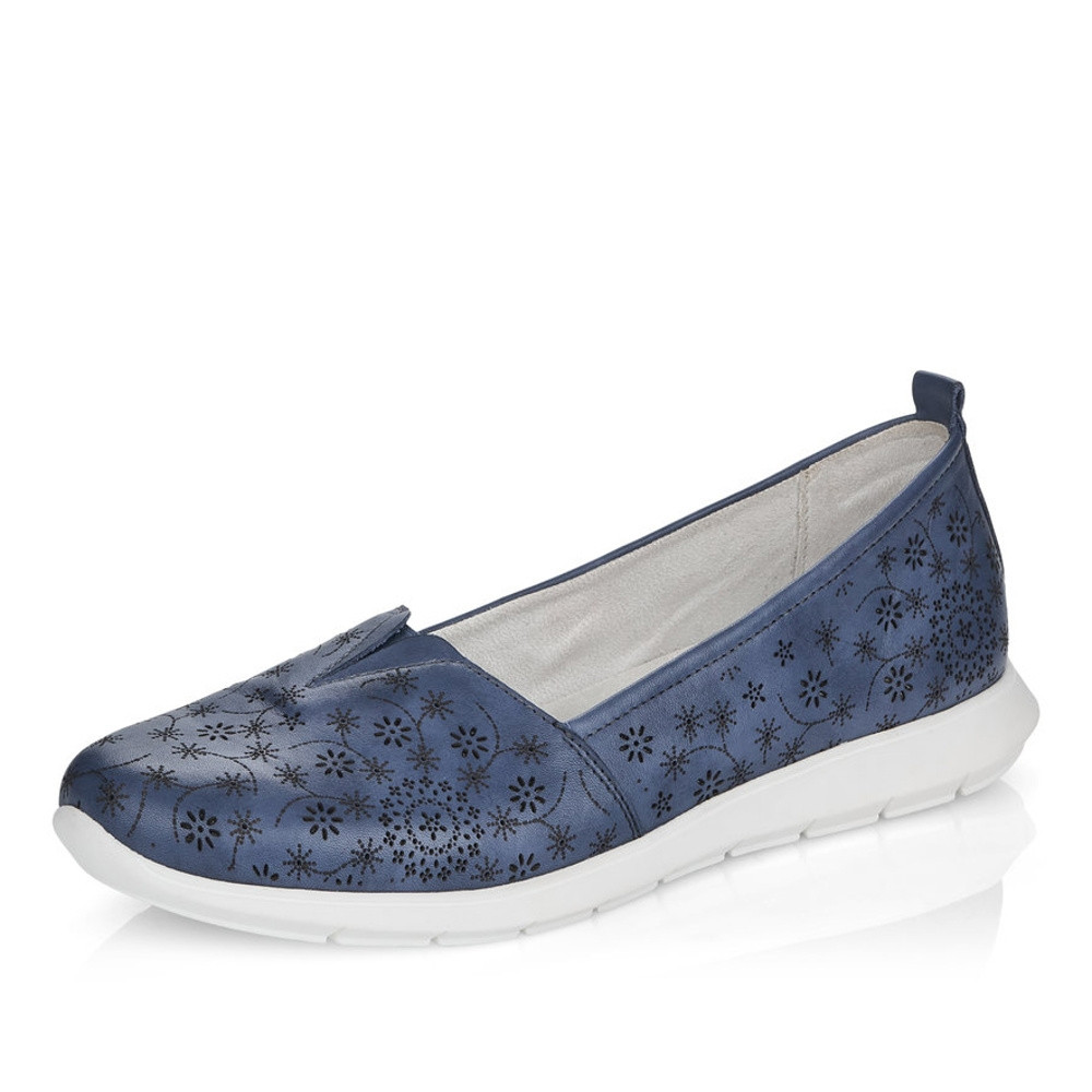 detail Dámské mokasíny REMONTE R7105-14 modrá S1