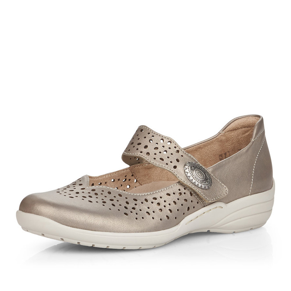 detail Dámské polobotky REMONTE RIE-10100865-S1 zlatá