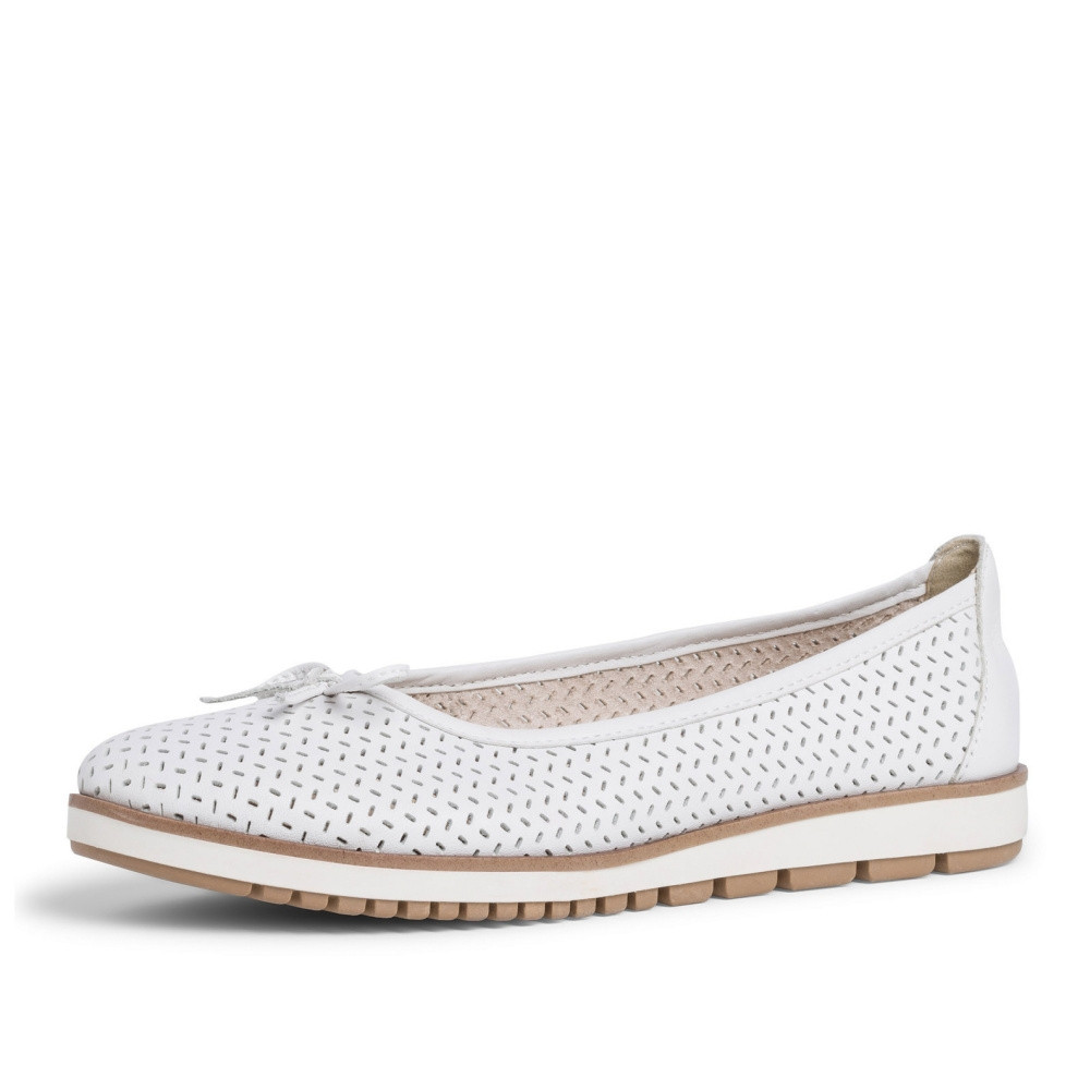 detail Dámské baleríny TAMARIS TAM-10100891-S1 bílá