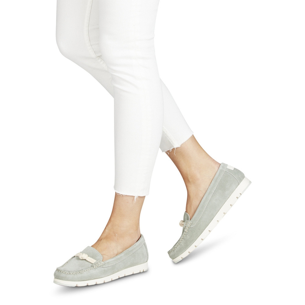 detail Dámské mokasíny TAMARIS TAM-10101078-S1 zelená