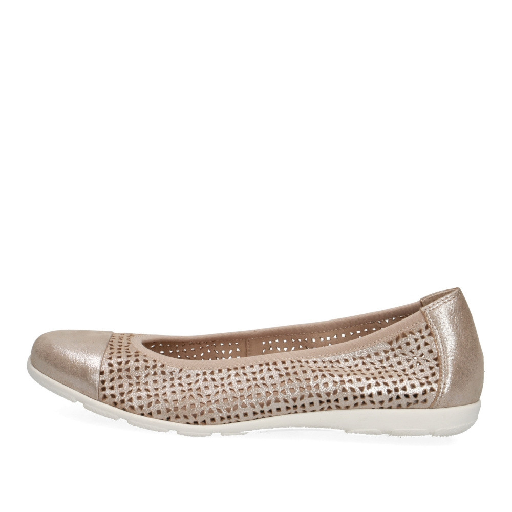detail Dámské baleríny CAPRICE CAP-10101190-S1 zlatá