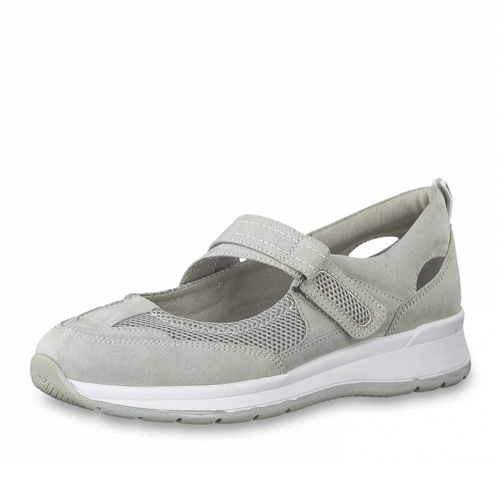 detail Dámské baleríny JANA JAN-10101296-S1 šedá