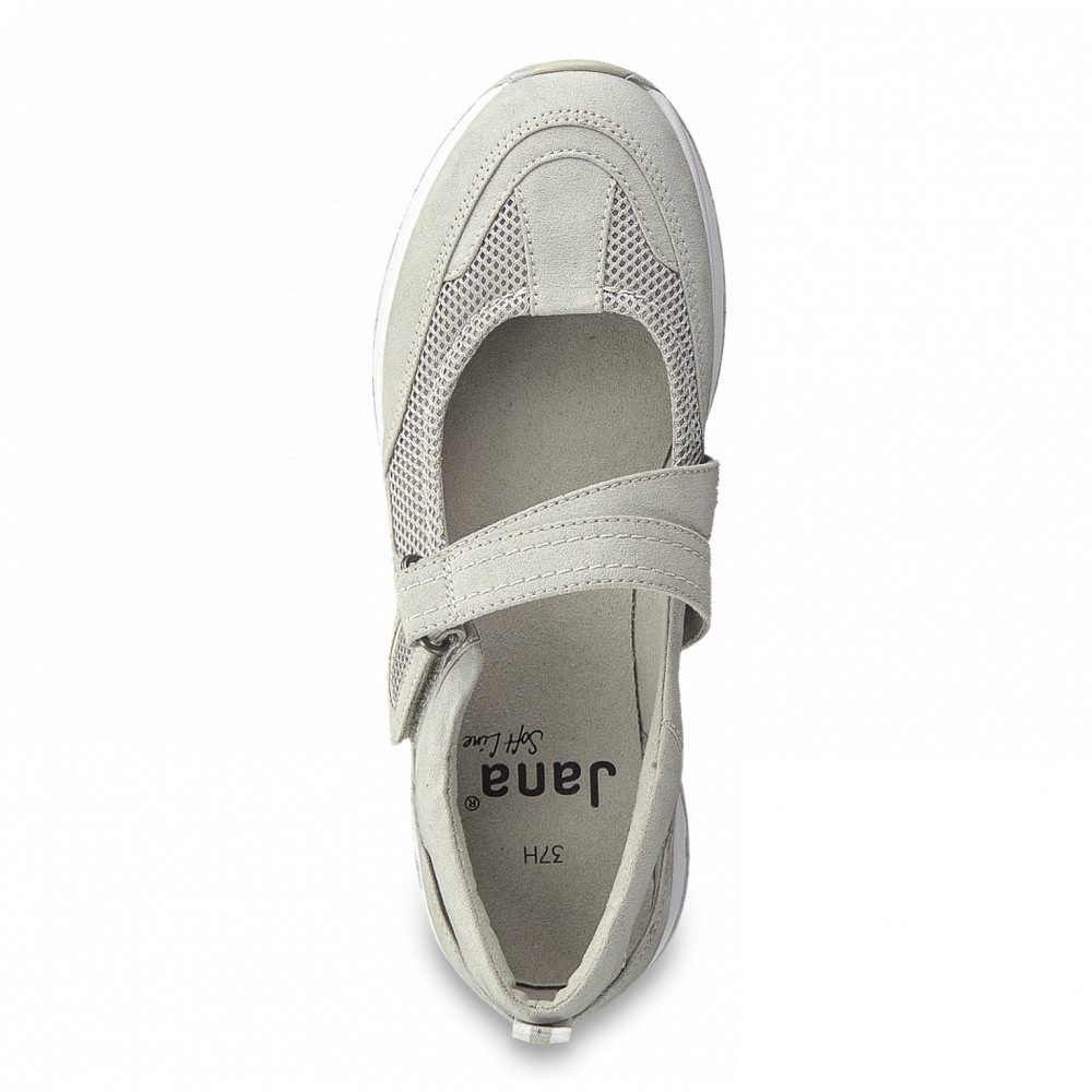 detail Dámské baleríny JANA JAN-10101296-S1 šedá