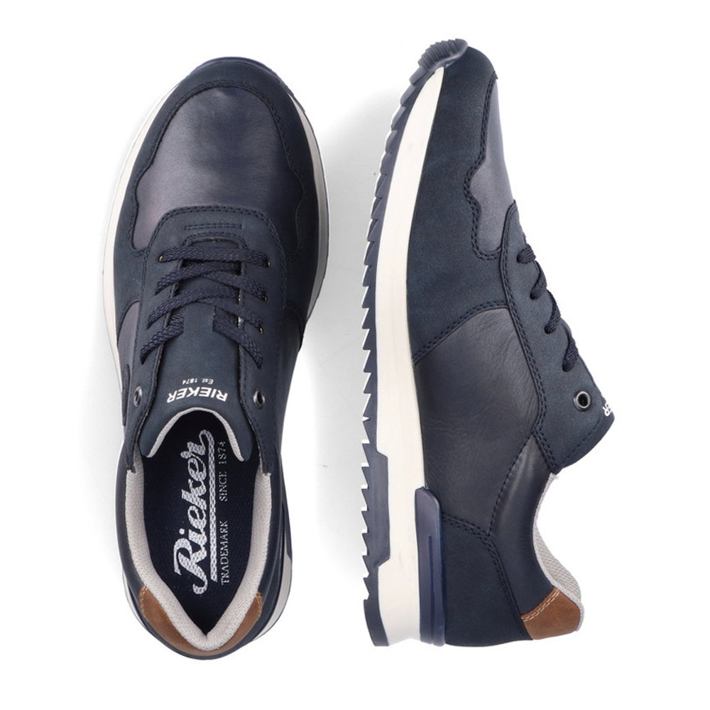 detail Pánské polobotky RIEKER 16113-14 modrá W3