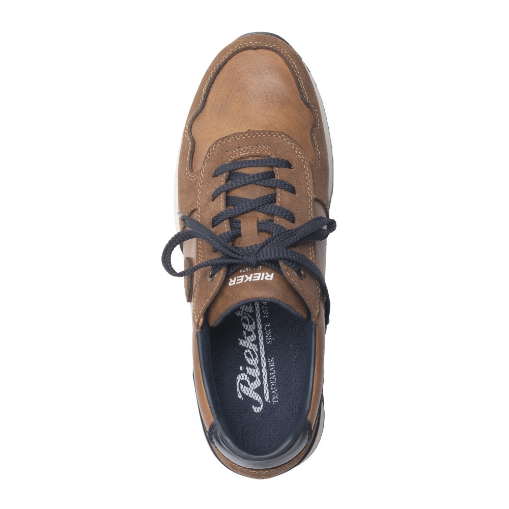 detail Pánské tenisky RIEKER RIE-10101486-W1 hnědá