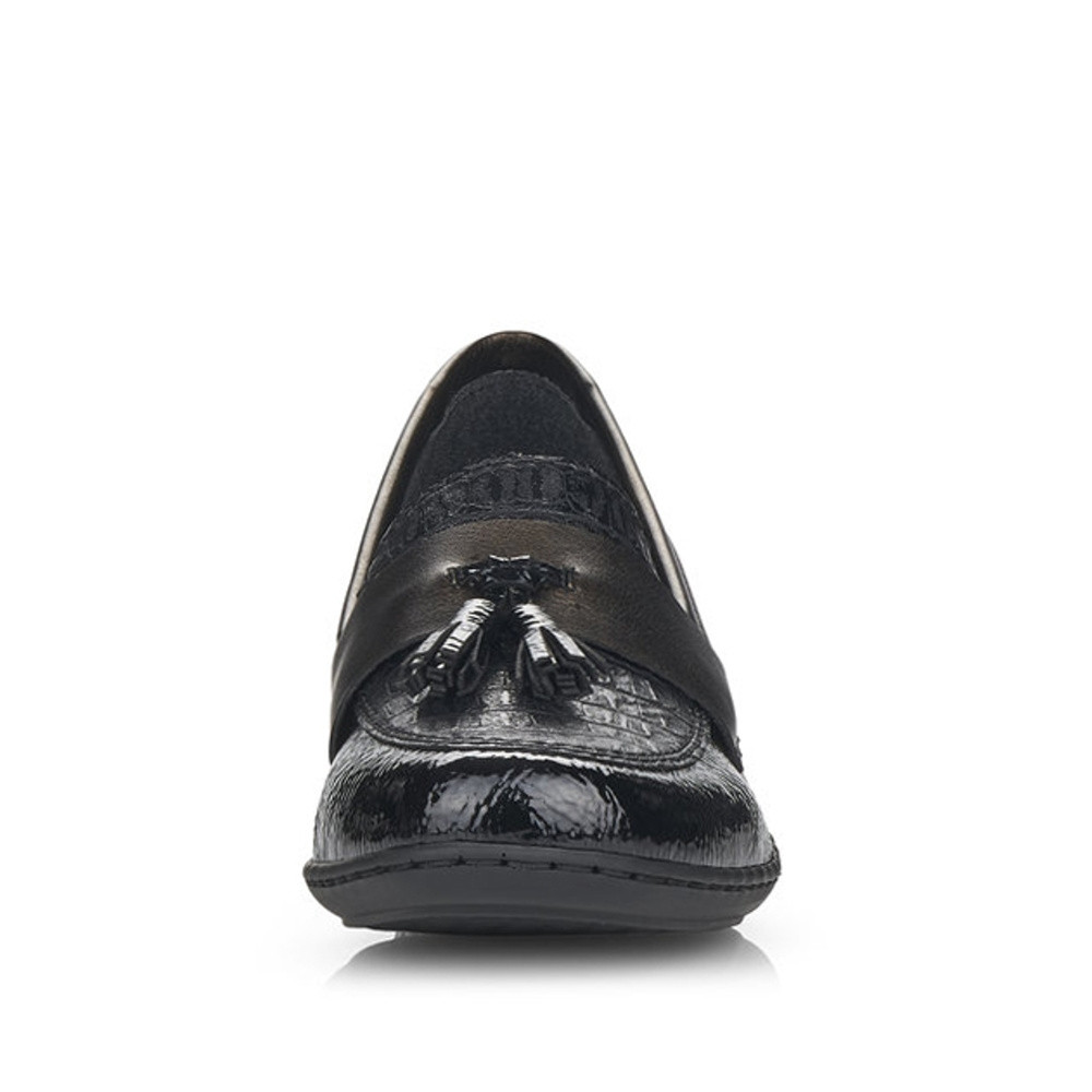 detail Dámské mokasíny RIEKER RIE-10101489-W2 černá