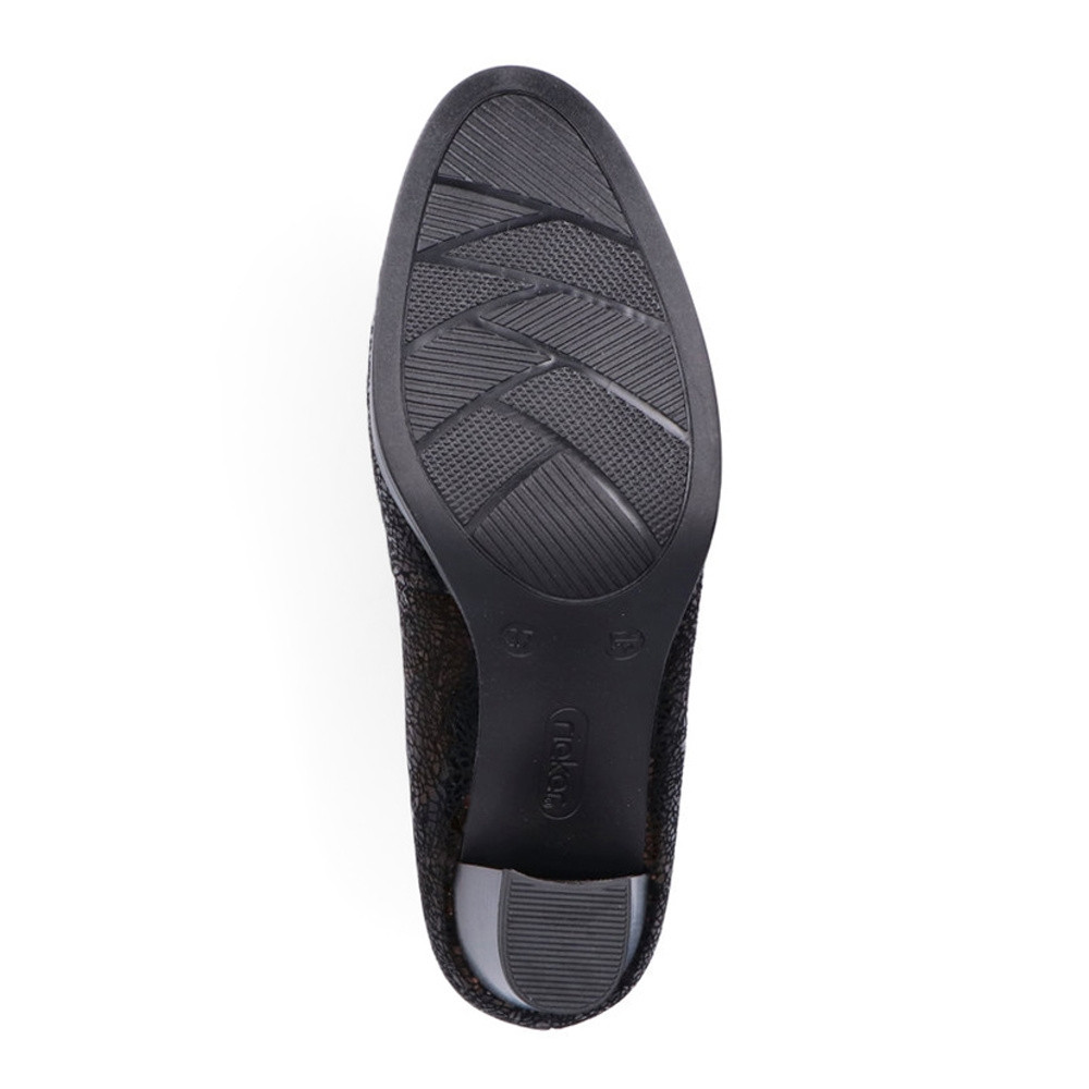 detail Dámské lodičky RIEKER 49560-03 černá W1