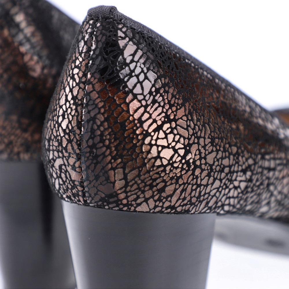 detail Dámské lodičky RIEKER 49560-03 černá W1