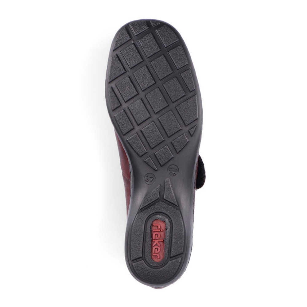 detail Dámské polobotky RIEKER 58370-35 červená W2