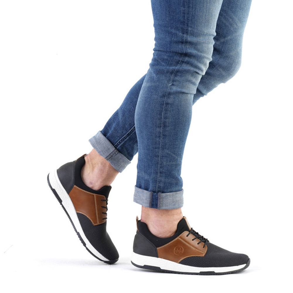 detail Pánské tenisky RIEKER RIE-10101518-W1 černá