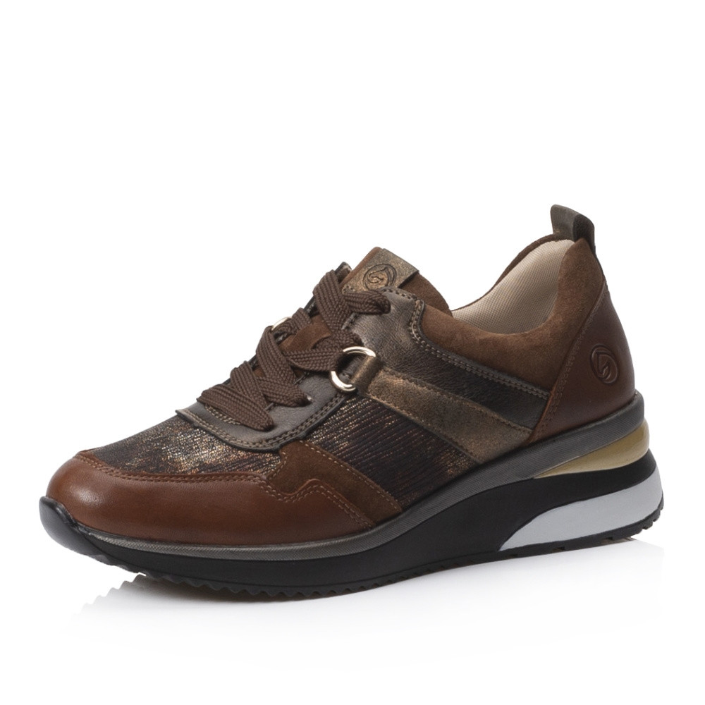 detail Dámské tenisky REMONTE RIE-10101542-W1 hnědá