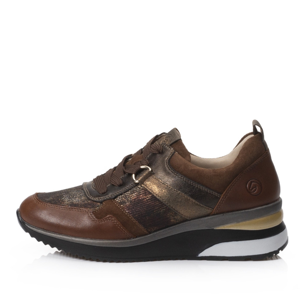 detail Dámské tenisky REMONTE RIE-10101542-W1 hnědá