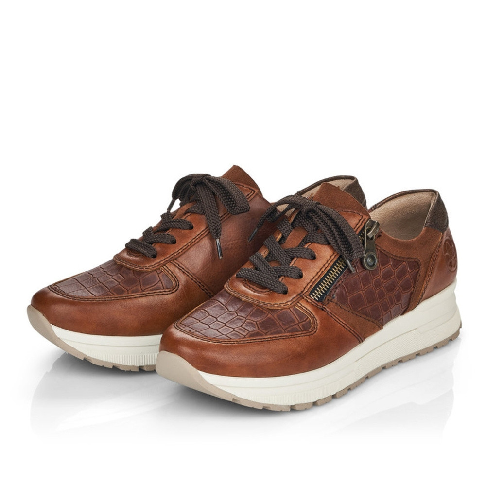 detail Dámské tenisky RIEKER N7811-25 hnědá W1