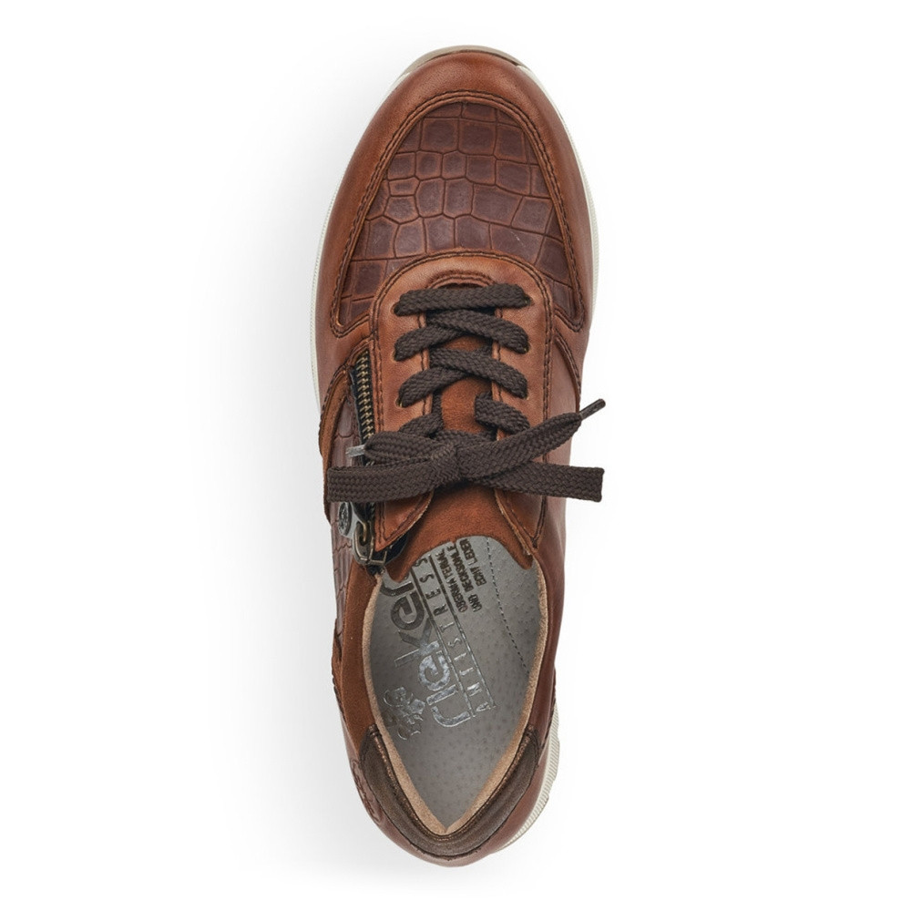 detail Dámské tenisky RIEKER N7811-25 hnědá W1