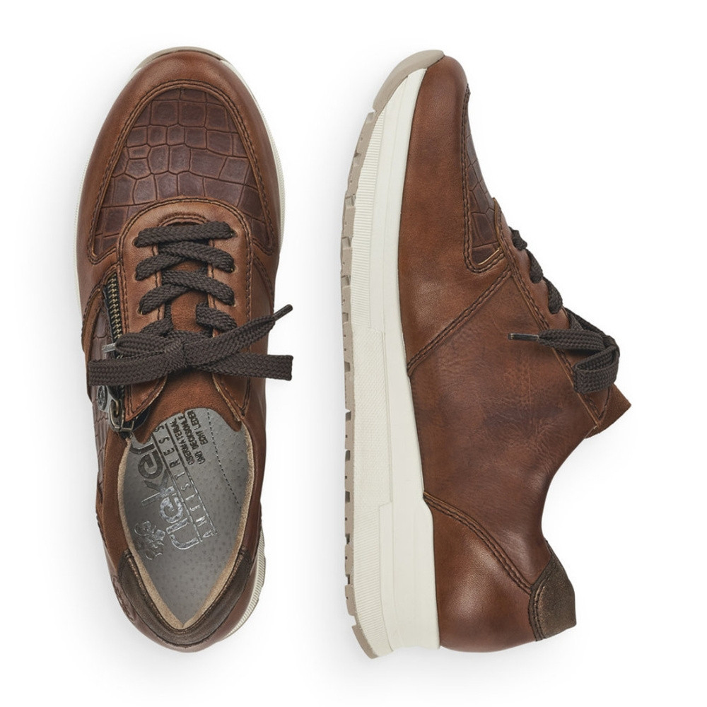 detail Dámské tenisky RIEKER N7811-25 hnědá W1