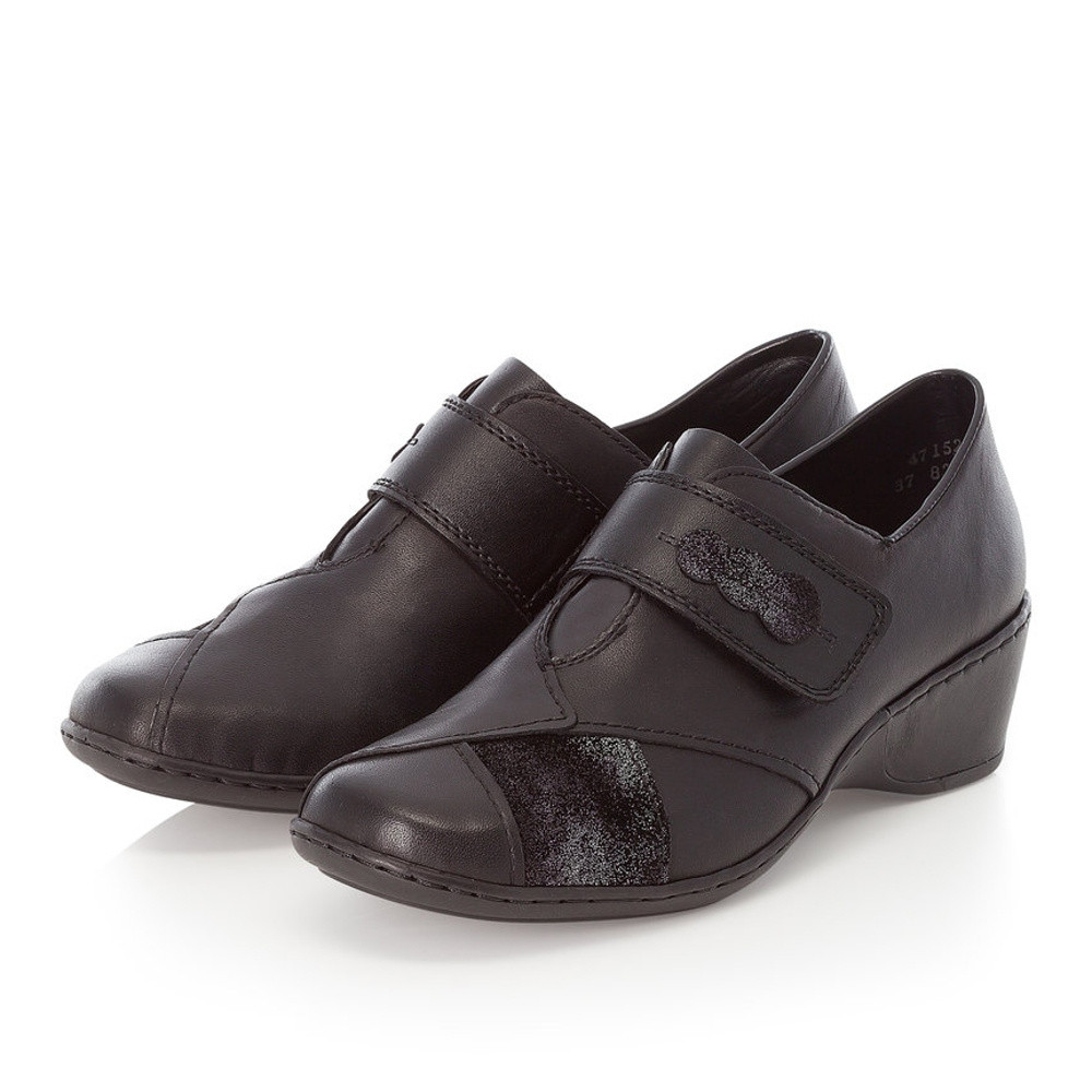 detail Dámské polobotky RIEKER RIE-10101628-W2 černá