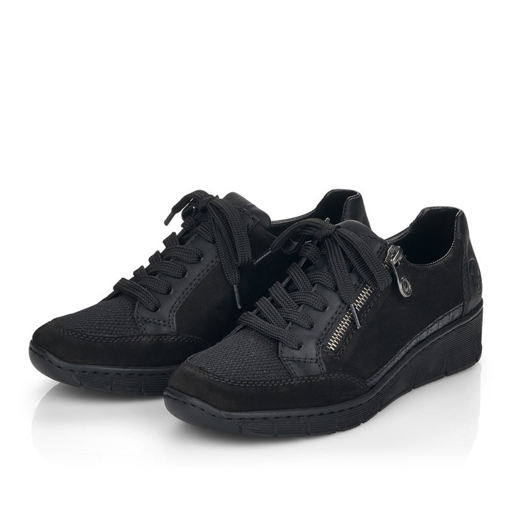 detail Dámské polobotky RIEKER RIE-10101633-W2 černá