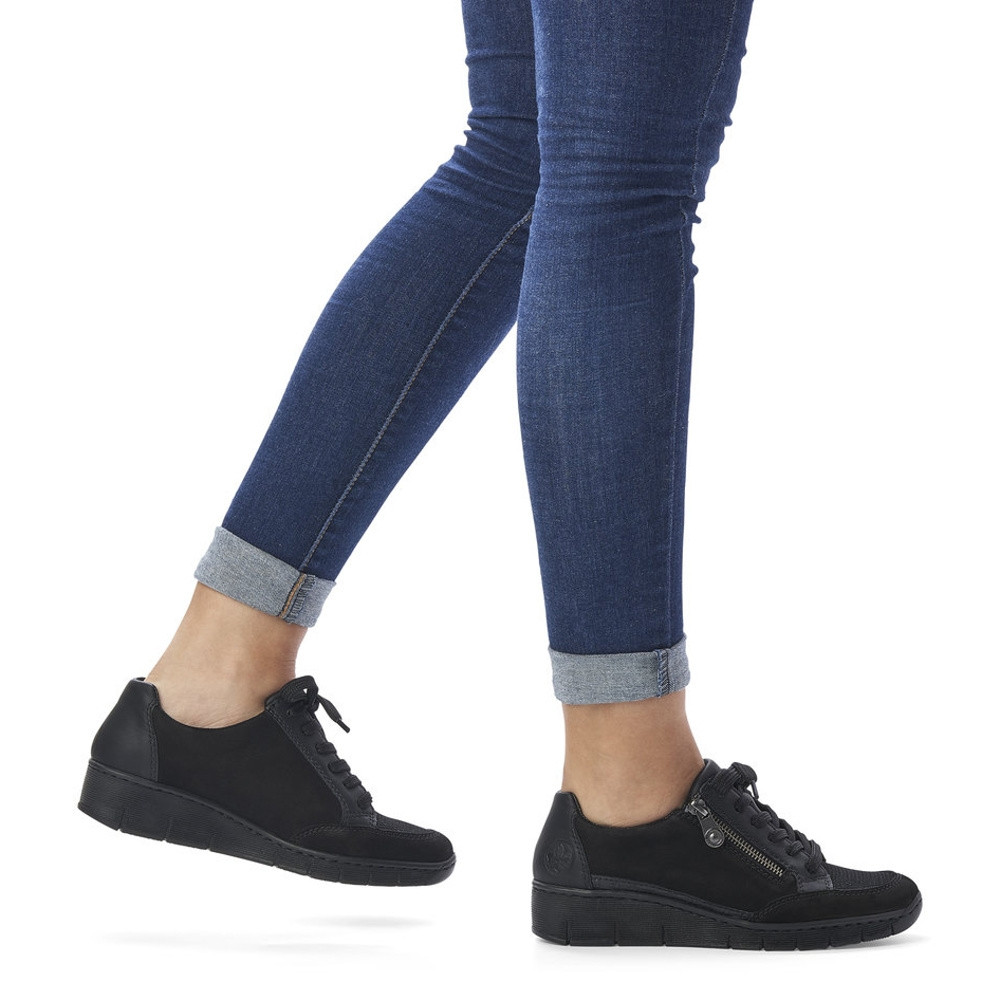 detail Dámské polobotky RIEKER RIE-10101633-W2 černá