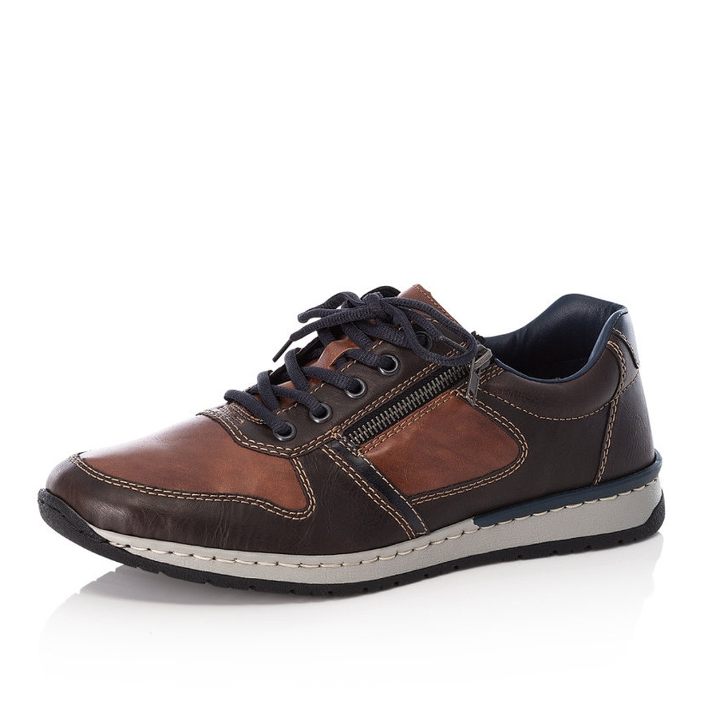 detail Pánské tenisky RIEKER RIE-10101652-W1 hnědá