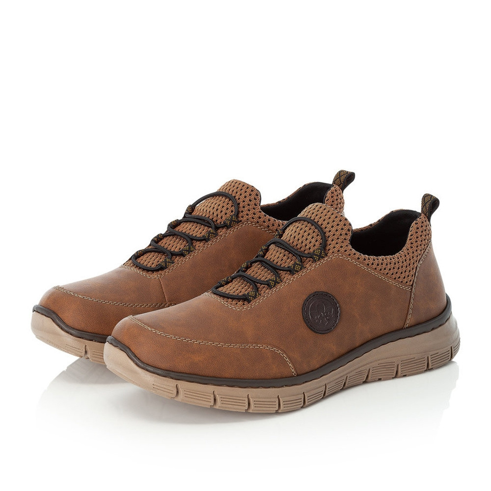 detail Pánské tenisky RIEKER B5672-24 hnědá W3