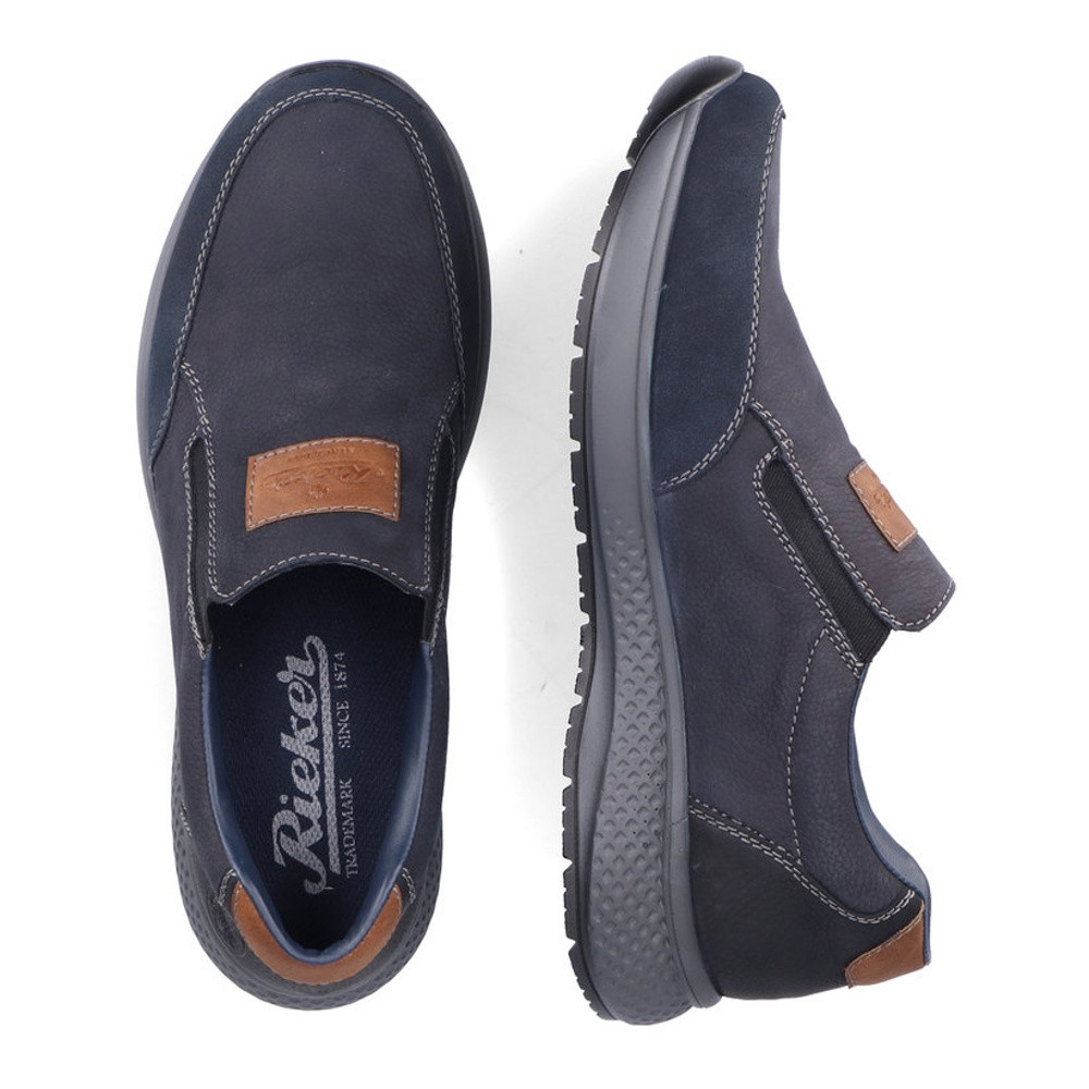 detail Pánské mokasíny RIEKER RIE-10101668-W1 modrá