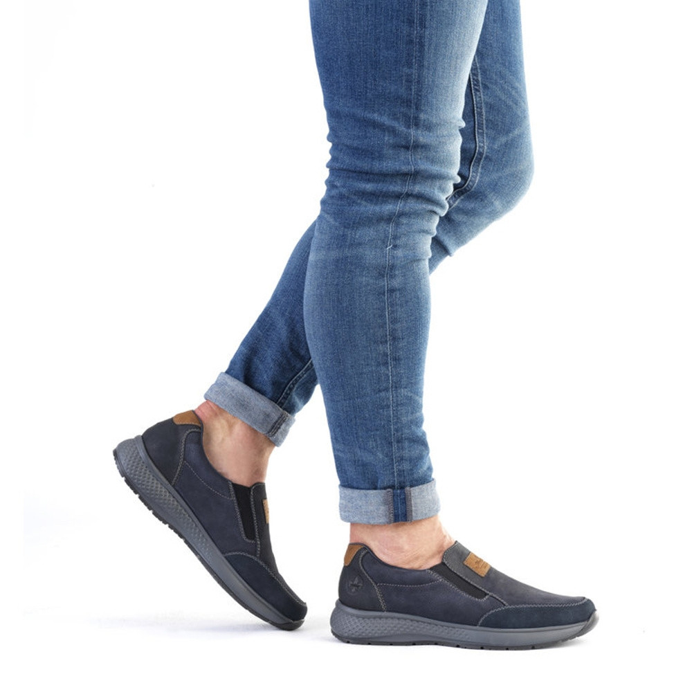 detail Pánské mokasíny RIEKER RIE-10101668-W1 modrá