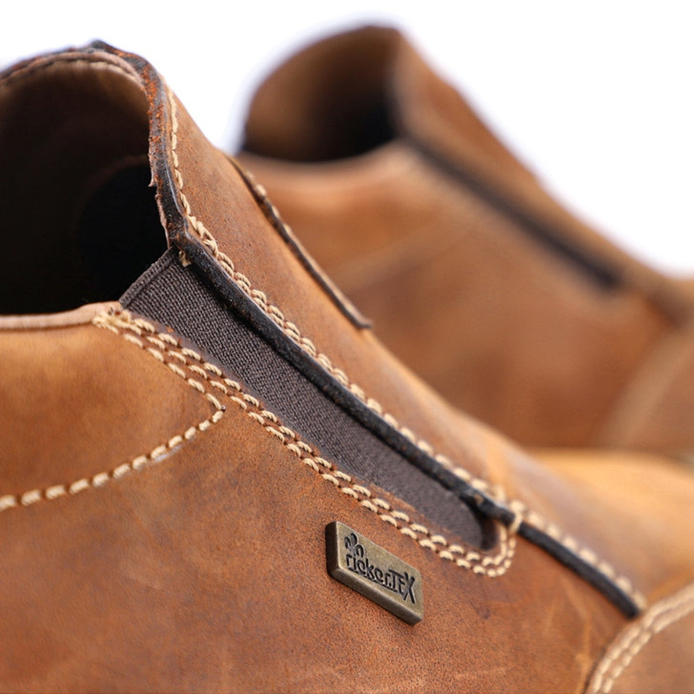 detail Pánské mokasíny RIEKER RIE-10101669-W1 hnědá