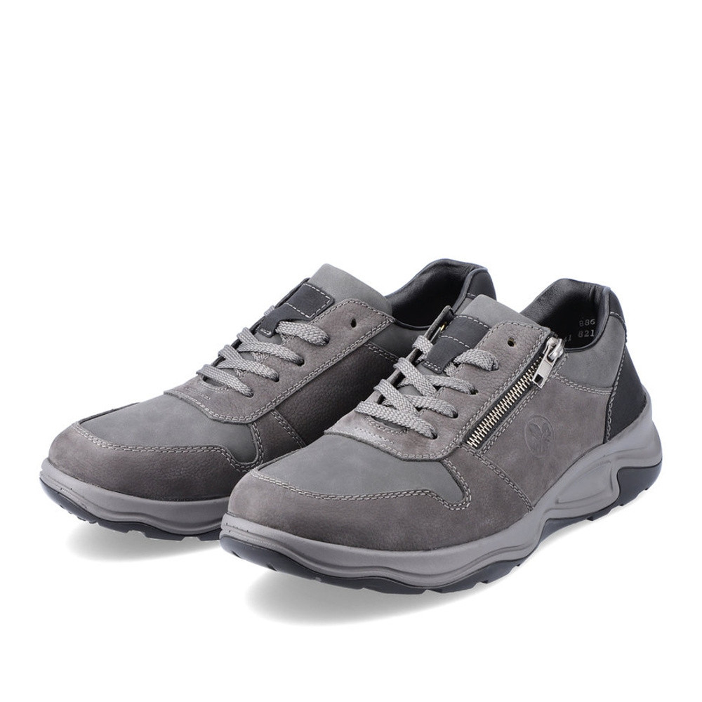 detail Pánské polobotky RIEKER RIE-10101680-W1 šedá