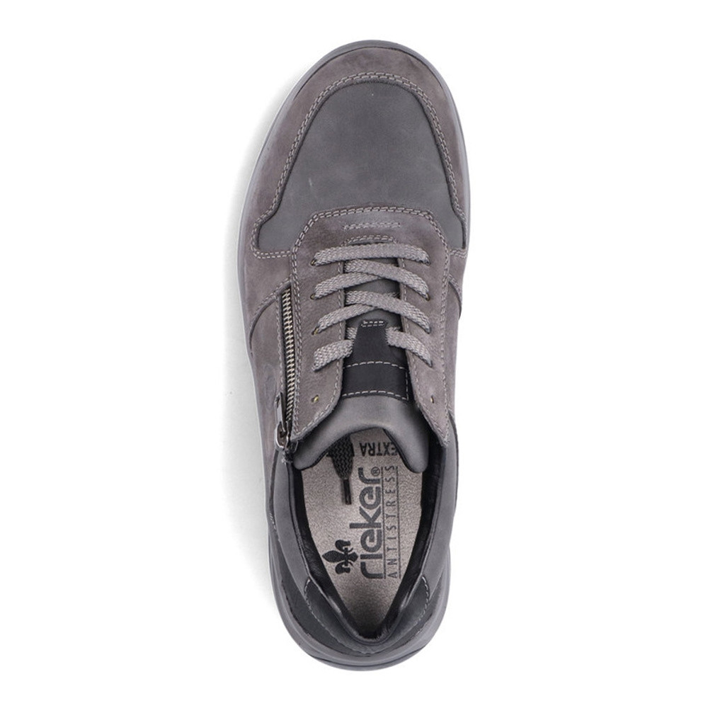 detail Pánské polobotky RIEKER RIE-10101680-W1 šedá