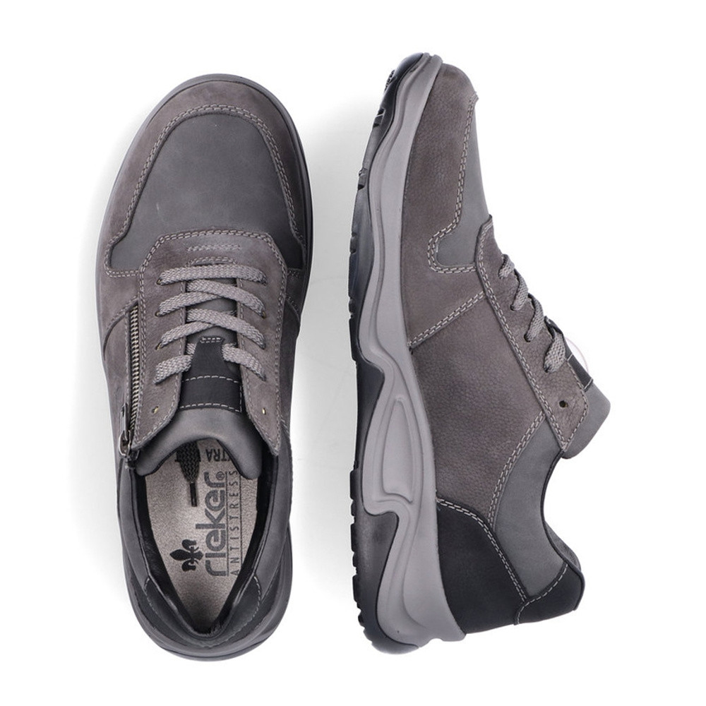 detail Pánské polobotky RIEKER RIE-10101680-W1 šedá
