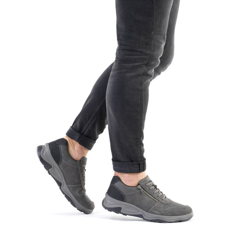 detail Pánské polobotky RIEKER RIE-10101680-W1 šedá